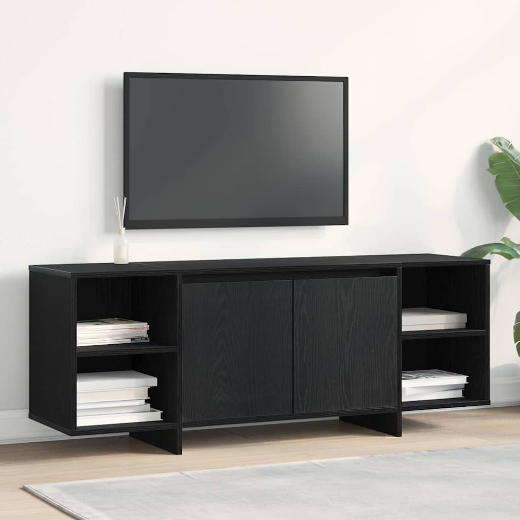 TV-Møbel Svart Eik TV-benk 120x30x40.5 cm -