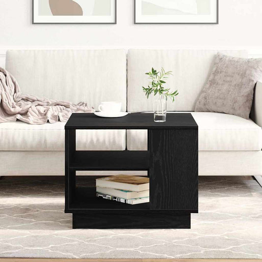 Svart Eik Kaffebord 55x55x42 cm Laget av Konstruert Tre