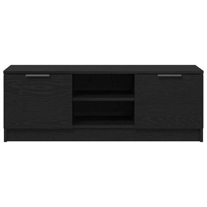 TV-Møbel Svart Eik TV-skap 102 x 32 x 35.5 cm