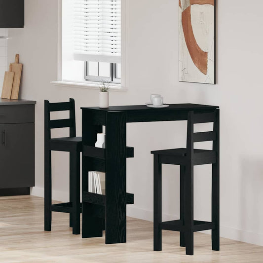 Barbord - Svart Eik - 102x55x103.5 cm - Laget av Konstruert Tre