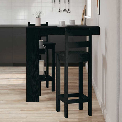 Barbord - Svart Eik - 102x55x103.5 cm - Laget av Konstruert Tre