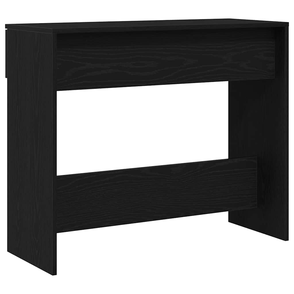 Avlastningsbord konsollbord Svart Eik 90x36x75 cm