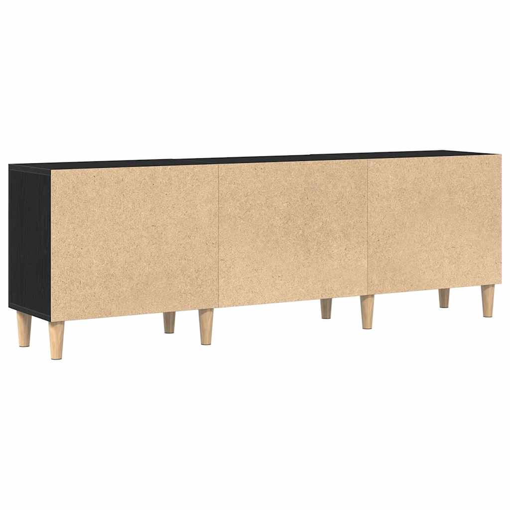 TV-Møbel Svart Eik TV Stativ -, 150x30x50 cm,