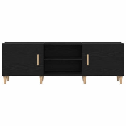 TV-Møbel Svart Eik TV Stativ -, 150x30x50 cm,