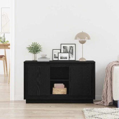 Skjenk Svart Eik 102x35x60 cm