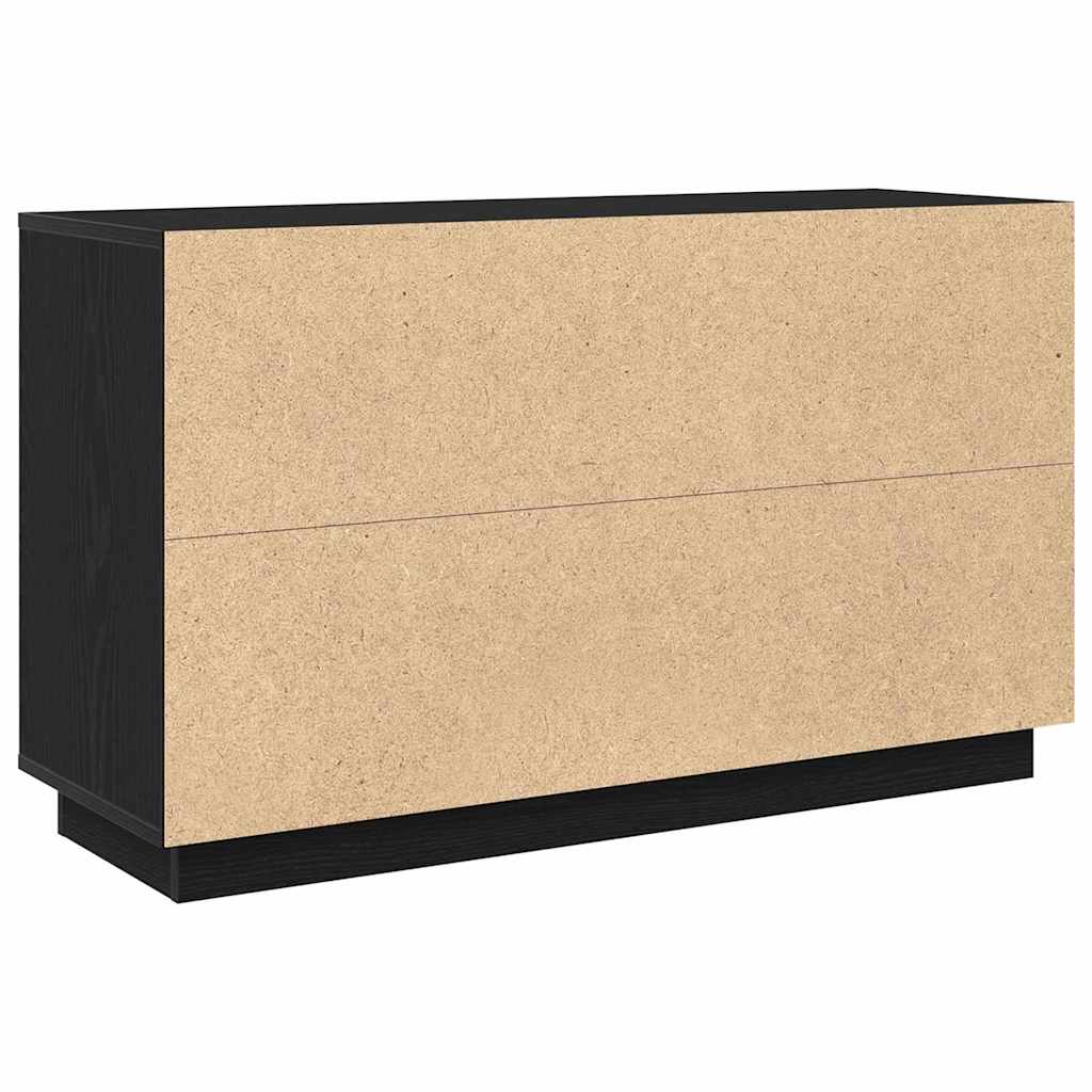 Skjenk Svart Eik 102x35x60 cm