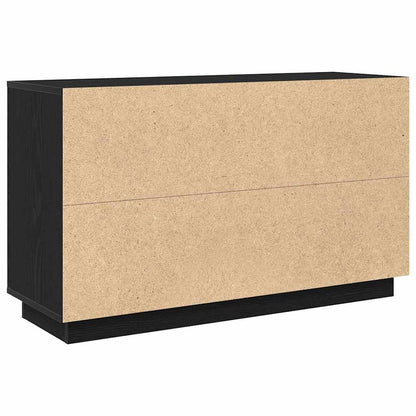 Skjenk Svart Eik 102x35x60 cm