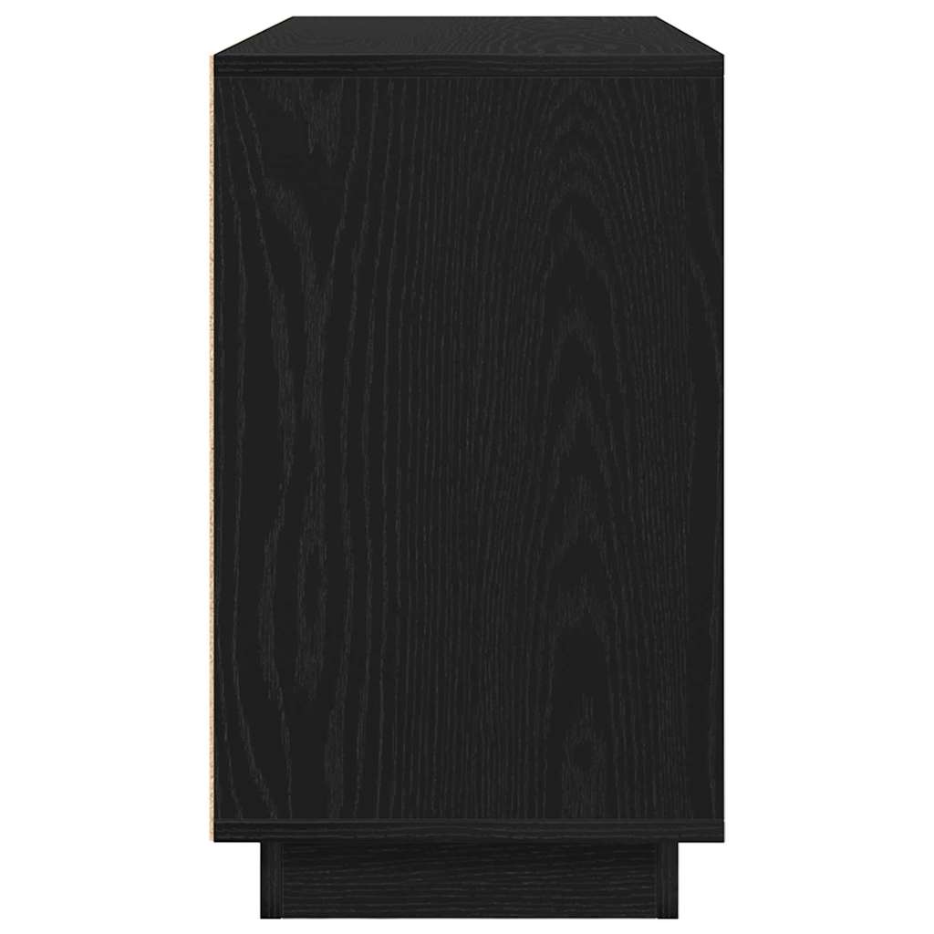 Skjenk Svart Eik 102x35x60 cm