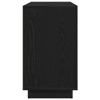 Skjenk Svart Eik 102x35x60 cm