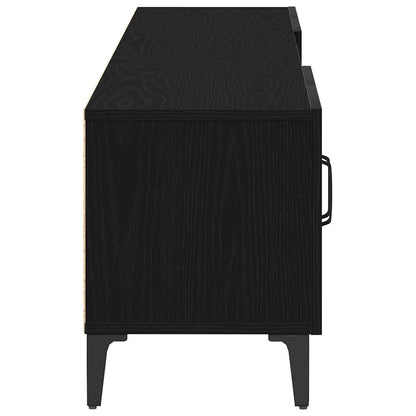 TV-Møbel Svart Eik TV-benk 180x31,5x40 cm