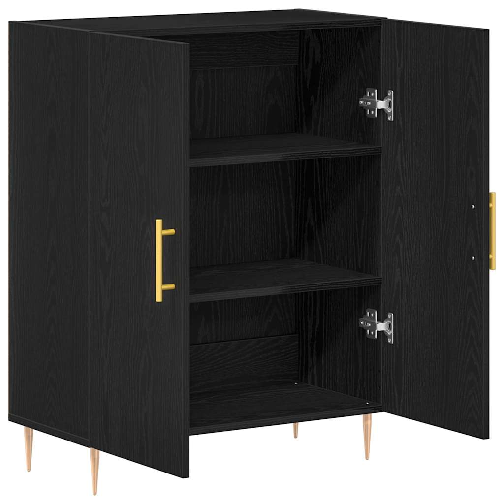 Skjenk Svart Eik 69,5x34x90 cm