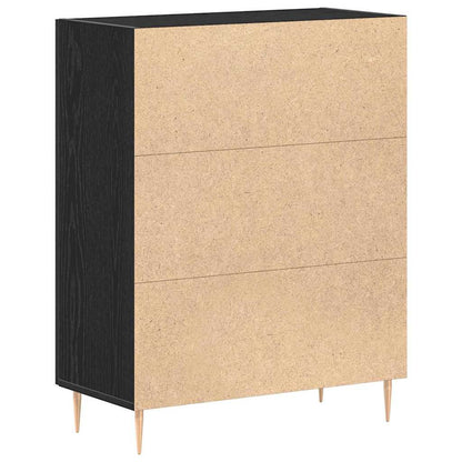 Skjenk Svart Eik 69,5x34x90 cm