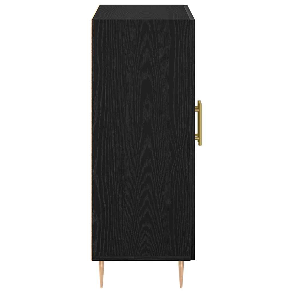 Skjenk Svart Eik 69,5x34x90 cm