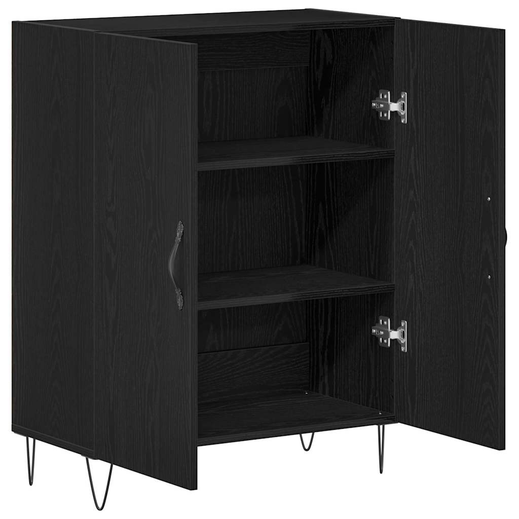 Skjenk Svart Eik 69,5x34x90 cm