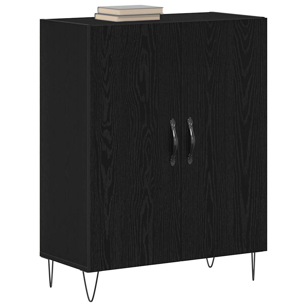 Skjenk Svart Eik 69,5x34x90 cm