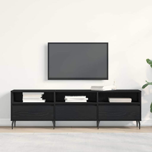 TV-Møbel Svart Eik TV-benk 150x30x44,5 cm