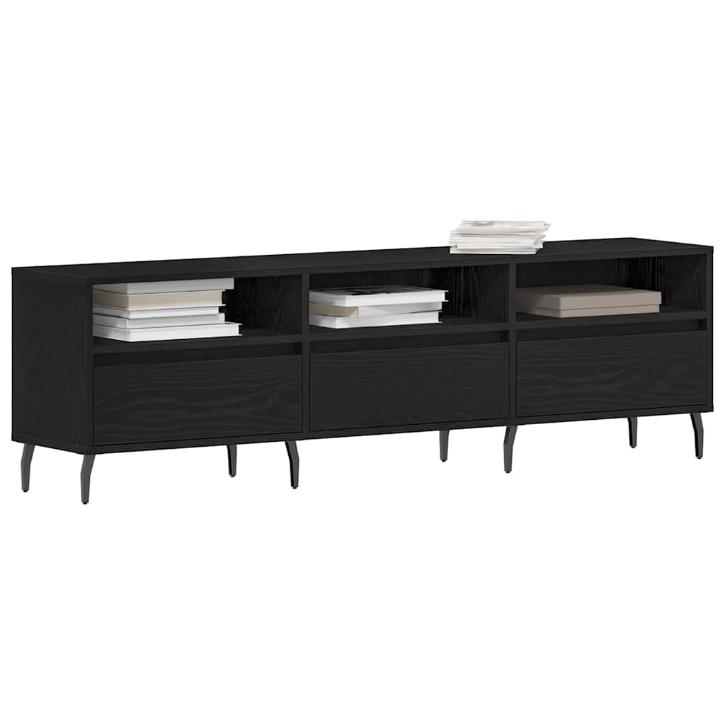 TV-Møbel Svart Eik TV-benk 150x30x44,5 cm