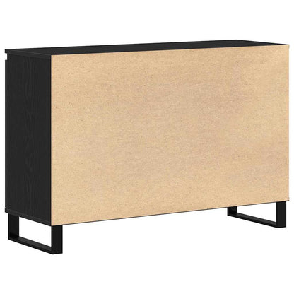 Skjenk Svart Eik 104x35x70 cm