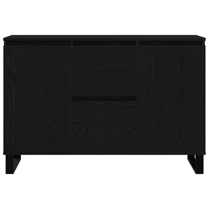 Skjenk Svart Eik 104x35x70 cm