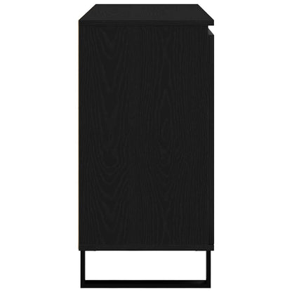 Skjenk Svart Eik 104x35x70 cm