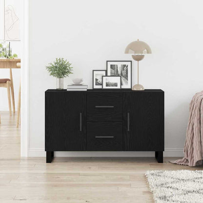 Skjenk Svart Eik 100x36x60 cm