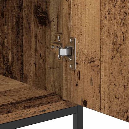 Skjenk Gammelt Tre 70x30x80 cm Støpt tre