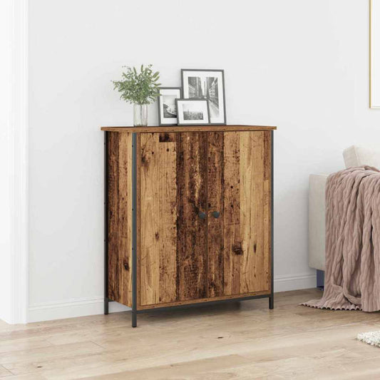 Skjenk Gammelt Tre 70x30x80 cm Støpt tre