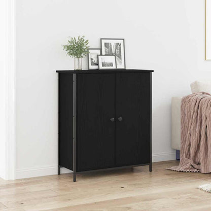 Skjenk Svart Eik 70x30x80 cm