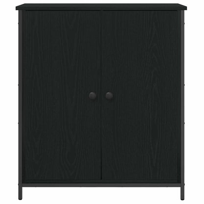 Skjenk Svart Eik 70x30x80 cm