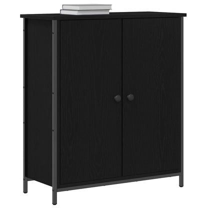 Skjenk Svart Eik 70x30x80 cm