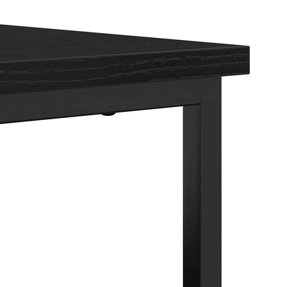 Skjenk Svart Eik 69x35x80 cm
