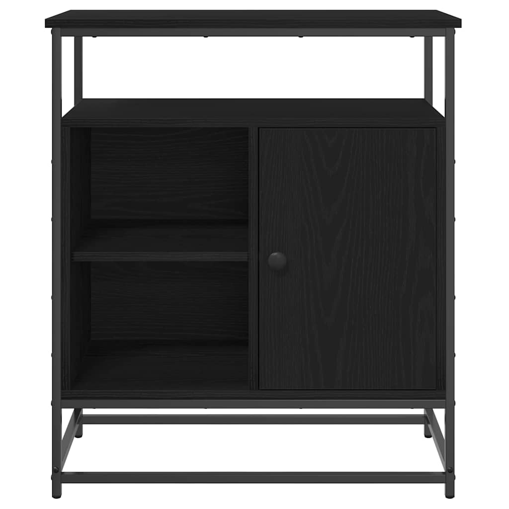 Skjenk Svart Eik 69x35x80 cm