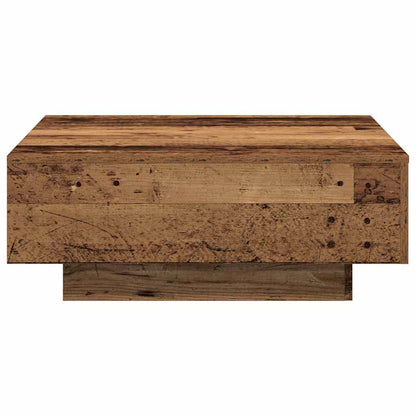 Salongbord Sofabord Tre i Gammelt Tre 80x80x31 cm
