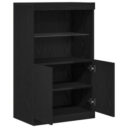 Skjenk Svart LED 60 x 37 x 100 cm