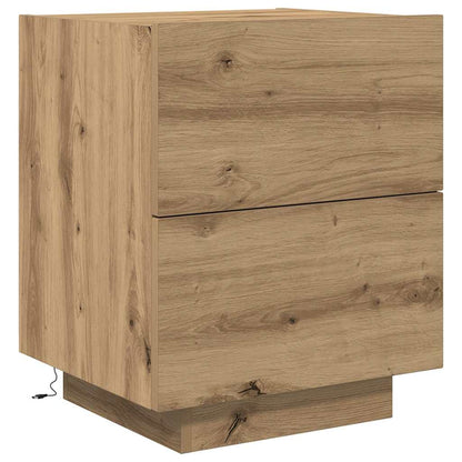 Nattbord Sengbord Artisan Eik med LED 45x40x55 cm