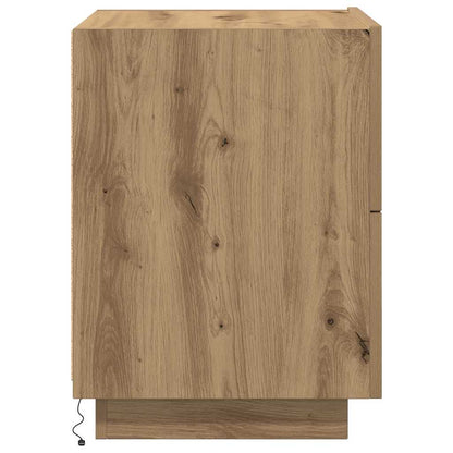 Nattbord Sengbord Artisan Eik med LED 45x40x55 cm