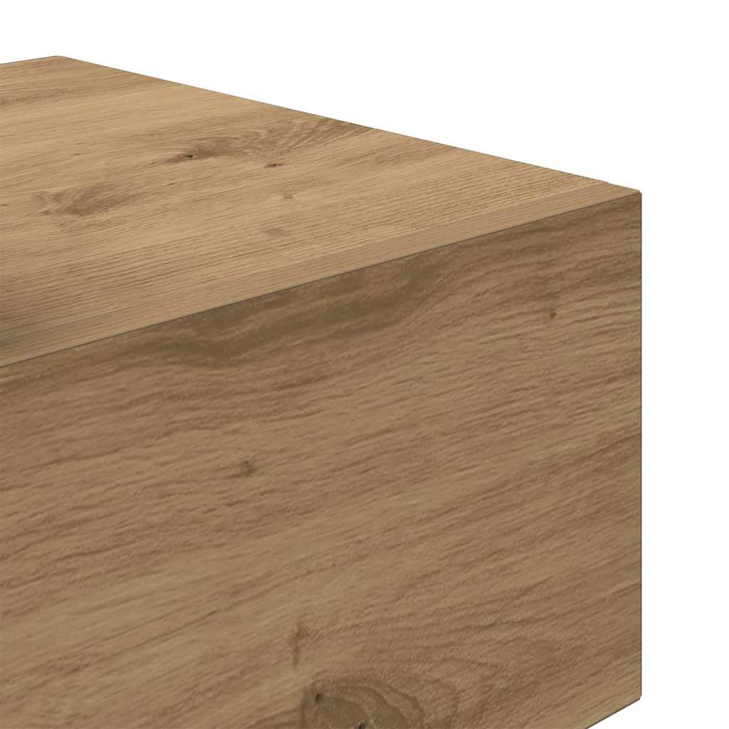 Nattbord Sengbord Artisan Eik med LED 100x36x49 cm
