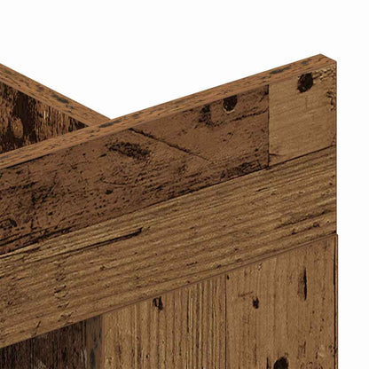 TV-Møbel Tre TV-skap Veggmontert Gammelt Tre 152x22x113 cm