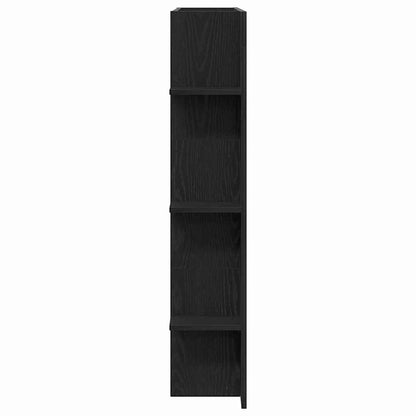 TV-Møbel Svart Eik TV-stativ Veggmontert 152x22x113 cm