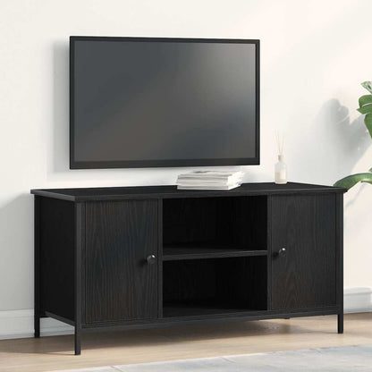 TV-Møbel Svart Eik TV-benk 100x40x50 cm