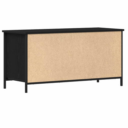 TV-Møbel Svart Eik TV-benk 100x40x50 cm