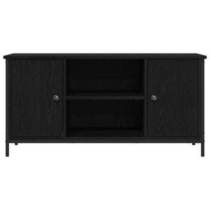TV-Møbel Svart Eik TV-benk 100x40x50 cm