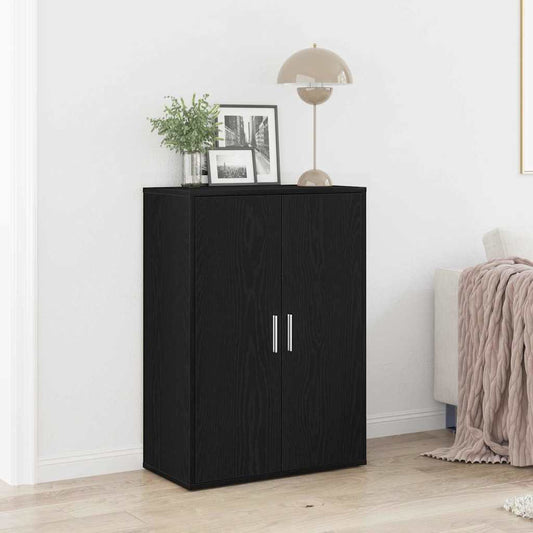 Skjenk Svart Eik 60x31x84 cm