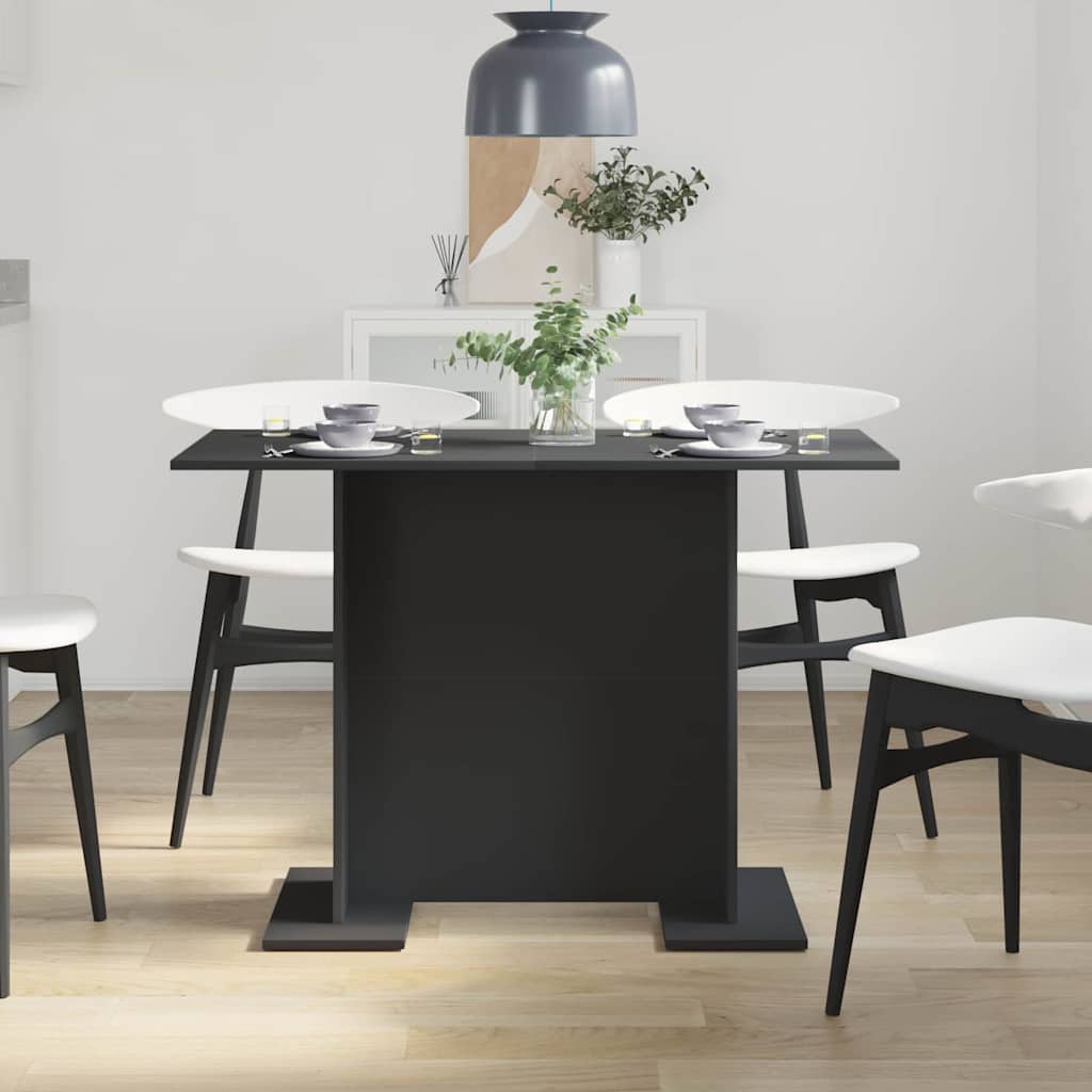 Spisebord Svart 100x60x75 cm Laget av kompositttre