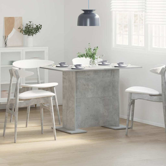 Spisebord Betonggrå 110x60x75 cm Konstruert tre