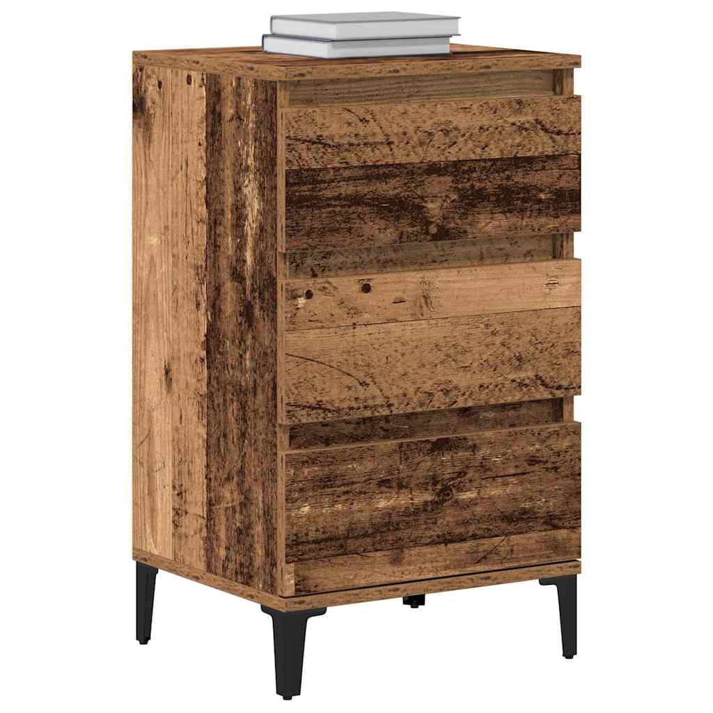 Nattbord Sengbord Gammelt Tre 40x35x70 cm