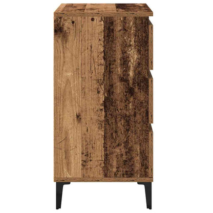 Nattbord Sengbord Gammelt Tre 40x35x70 cm