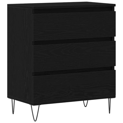 Kommode Svart Eik 60x35x70 cm