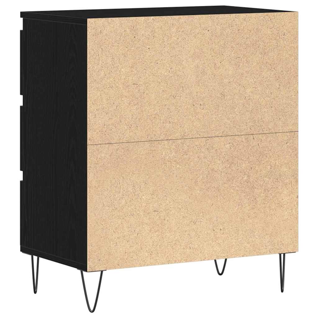 Kommode Svart Eik 60x35x70 cm