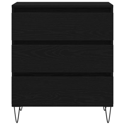 Kommode Svart Eik 60x35x70 cm
